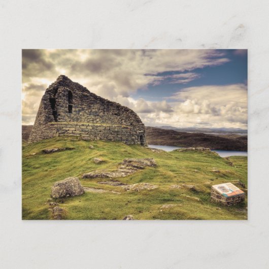 Carloway Broch Postkarte (Vorderseite)