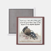 "Carls DUNG BUGGY" Magnet (Vorderseite/Rückseite)