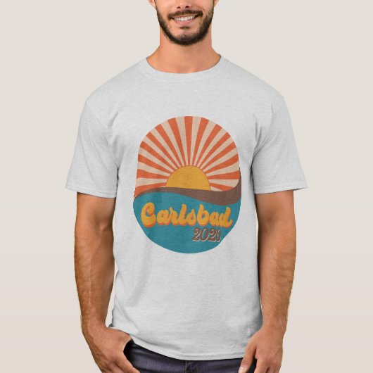 Carlsbad 2020 T - Shirt der Männer (Vorderseite)