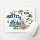 Carlsbad Beach City Spaß Mousepad (Mit Mouse)