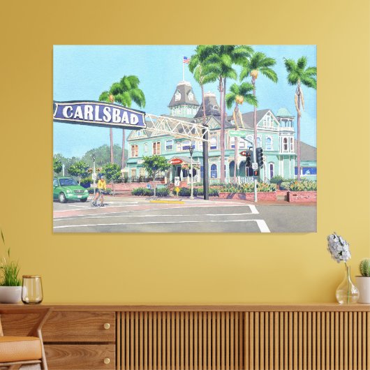 Carlsbad California Leinwanddruck (Insitu (Wohnzimmer))