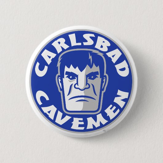 Carlsbad Cavemen Button (Vorderseite)