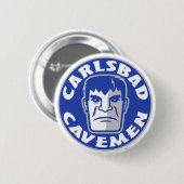 Carlsbad Cavemen Button (Vorne & Hinten)