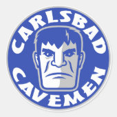 Carlsbad Cavemen Sticker (Vorderseite)