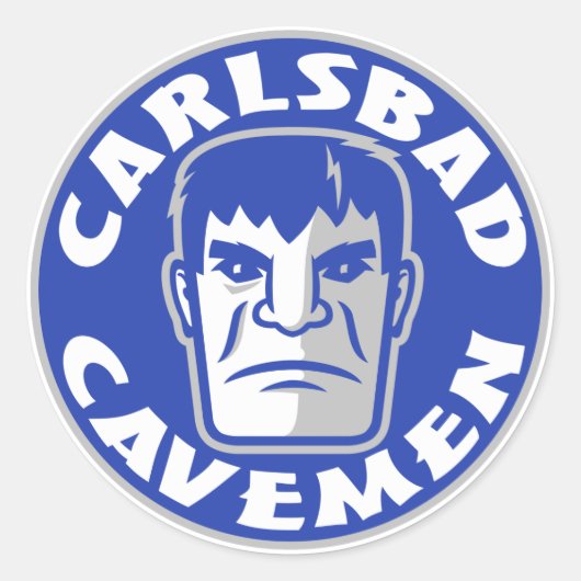 Carlsbad Cavemen Sticker (Vorderseite)