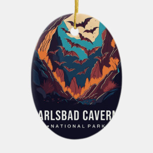 CARLSBAD CAVERN NATIONALPARK SCHMUCK KERAMIK ORNAMENT