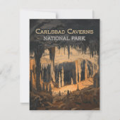 Carlsbad Caverne National Park New Mexico Card (Vorderseite)