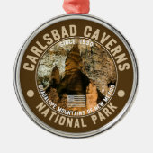 Carlsbad Caverns in New Mexico Ornament Aus Metall (Vorne)