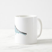 Carlsbad Caverns mockingbird park logo Kaffeetasse (VorderseiteRechts)