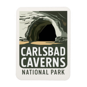 Carlsbad Caverns National Park Geschenk oder Souve Magnet