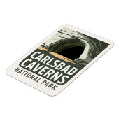 Carlsbad Caverns National Park Geschenk oder Souve Magnet (Linke Seite)