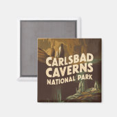Carlsbad Caverns National Park Höhle Magnet (Vorderseite/Rückseite)