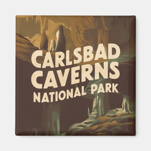Carlsbad Caverns National Park Höhle Magnet (Vorne)