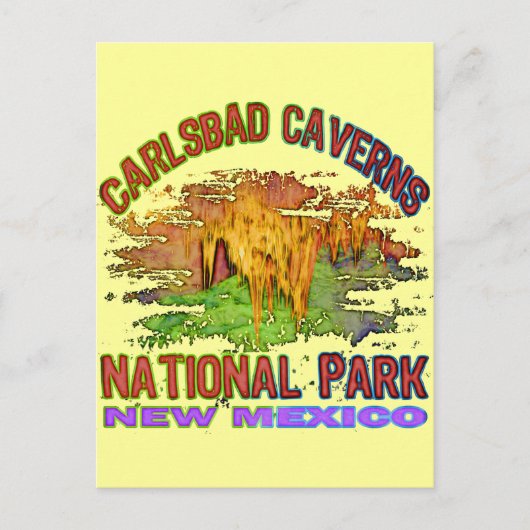 Carlsbad Caverns National Park, New Mexico Postkarte (Vorderseite)