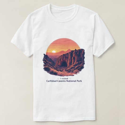 Carlsbad Caverns National Park - New Mexico T-Shirt (Design vorne)