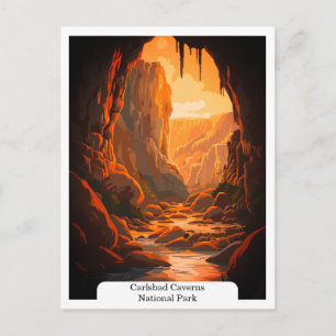 Carlsbad Caverns National Park, New Mexico USA Postkarte
