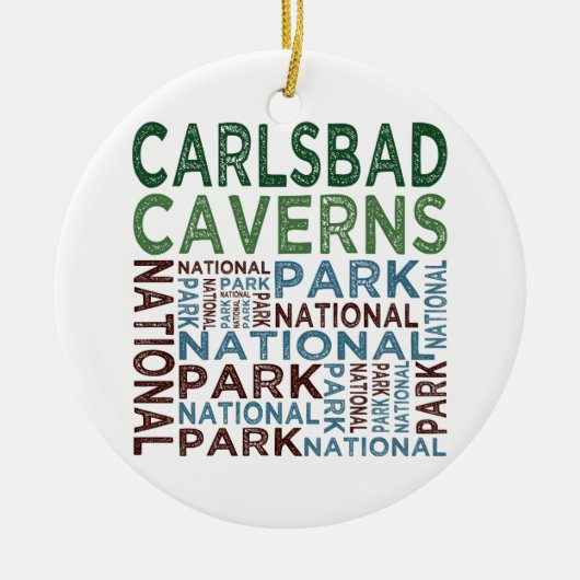Carlsbad Caverns Nationalpark Keramikornament (Vorne)