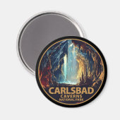 Carlsbad Caverns Nationalpark Magnet (Vorderseite/Rückseite)