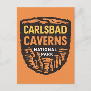 Carlsbad Caverns Nationalpark New Mexico Feiertagspostkarte
