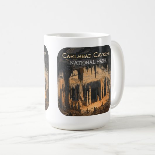 Carlsbad Caverns Nationalpark New Mexico Kaffeetasse (VorderseiteRechts)
