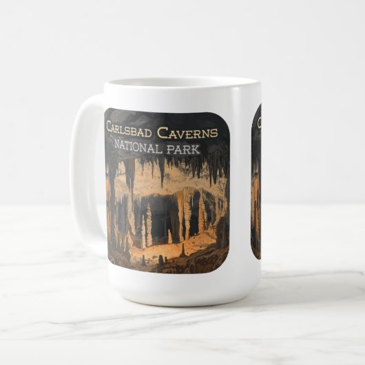 Carlsbad Caverns Nationalpark New Mexico Kaffeetasse (Vorderseite Links)