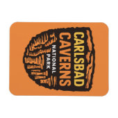 Carlsbad Caverns Nationalpark New Mexico Magnet (Horizontal)