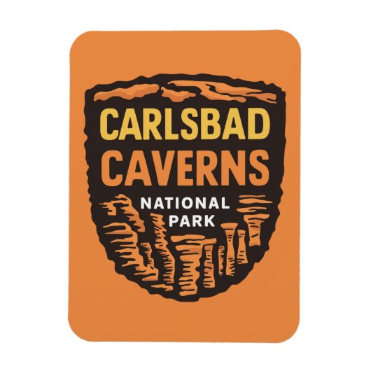 Carlsbad Caverns Nationalpark New Mexico Magnet (Vertikal)