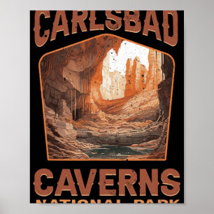 Carlsbad Caverns Nationalpark New Mexico Natur H Poster