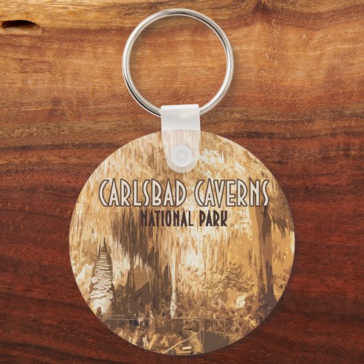 Carlsbad Caverns Nationalpark New Mexico Schlüsselanhänger (Vorderseite)
