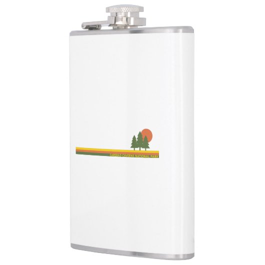 Carlsbad Caverns Nationalpark Pine Trees Sun Flachmann (Links)