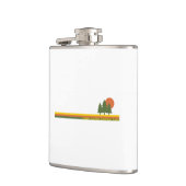 Carlsbad Caverns Nationalpark Pine Trees Sun Flachmann (Links)