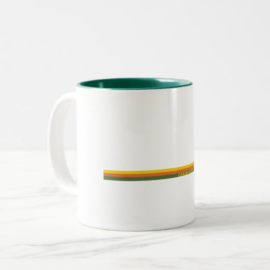 Carlsbad Caverns Nationalpark Pine Trees Sun Zweifarbige Tasse (Vorderseite Links)