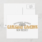 Carlsbad Caverns Nationalpark Postkarte (Vorne/Hinten)