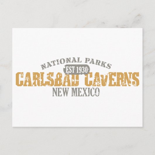 Carlsbad Caverns Nationalpark Postkarte (Vorderseite)