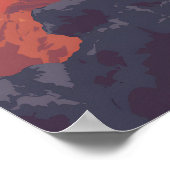 Carlsbad Caverns Nationalpark Reiseplakat Poster (Ecke)