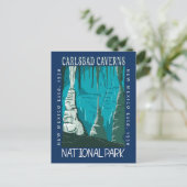 Carlsbad Caverns Nationalpark Vintag gefährdet Postkarte (Stehend Vorderseite)