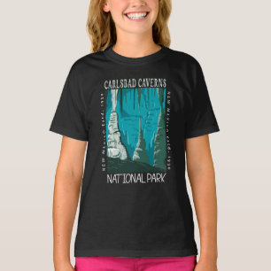 Carlsbad Caverns Nationalpark Vintag gefährdet T-Shirt