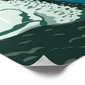 Carlsbad Caverns Nationalpark Vintag Poster (Ecke)