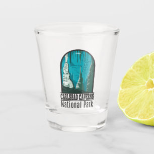 Carlsbad Caverns Nationalpark Vintag Schnapsglas