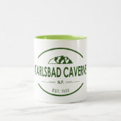 Carlsbad Caverns Nationalpark Zweifarbige Tasse (Mittel)