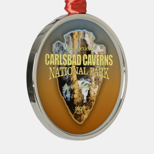 Carlsbad Caverns NP (arrowhead) Ornament Aus Metall (Rechts)