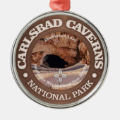 Carlsbad Caverns NP (rd) 2 Ornament Aus Metall (Vorne)
