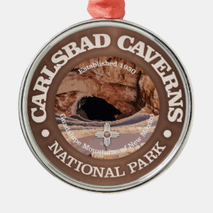 Carlsbad Caverns NP (rd) 2 Ornament Aus Metall