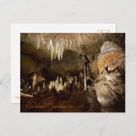 Carlsbad Caverns Postkarte (Vorne/Hinten)