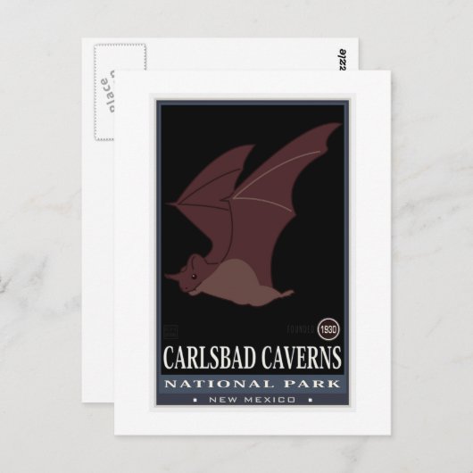 Carlsbad Caverns Postkarte (Vorne/Hinten)