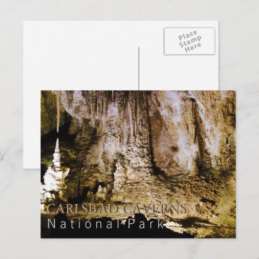 Carlsbad Caverns Postkarte (Vorne/Hinten)