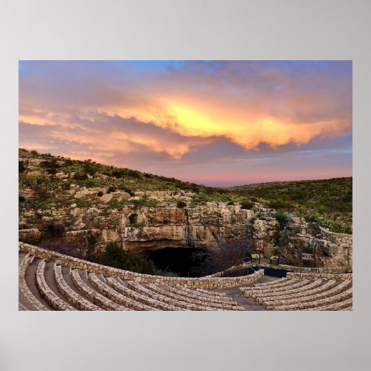 Carlsbad Caverns Sunset Poster (Vorne)