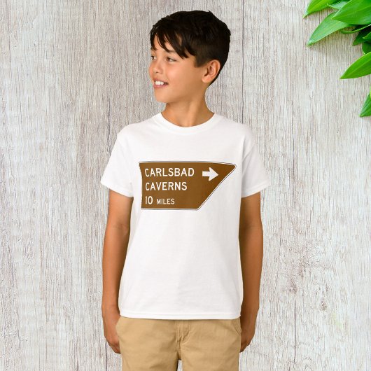 Carlsbad Caverns Zeichen T-Shirt