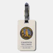 Carlsbad National Park Gepäckanhänger (Rückseite vertikal)