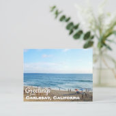 Carlsbad Staat Beach California Postkarte (Stehend Vorderseite)